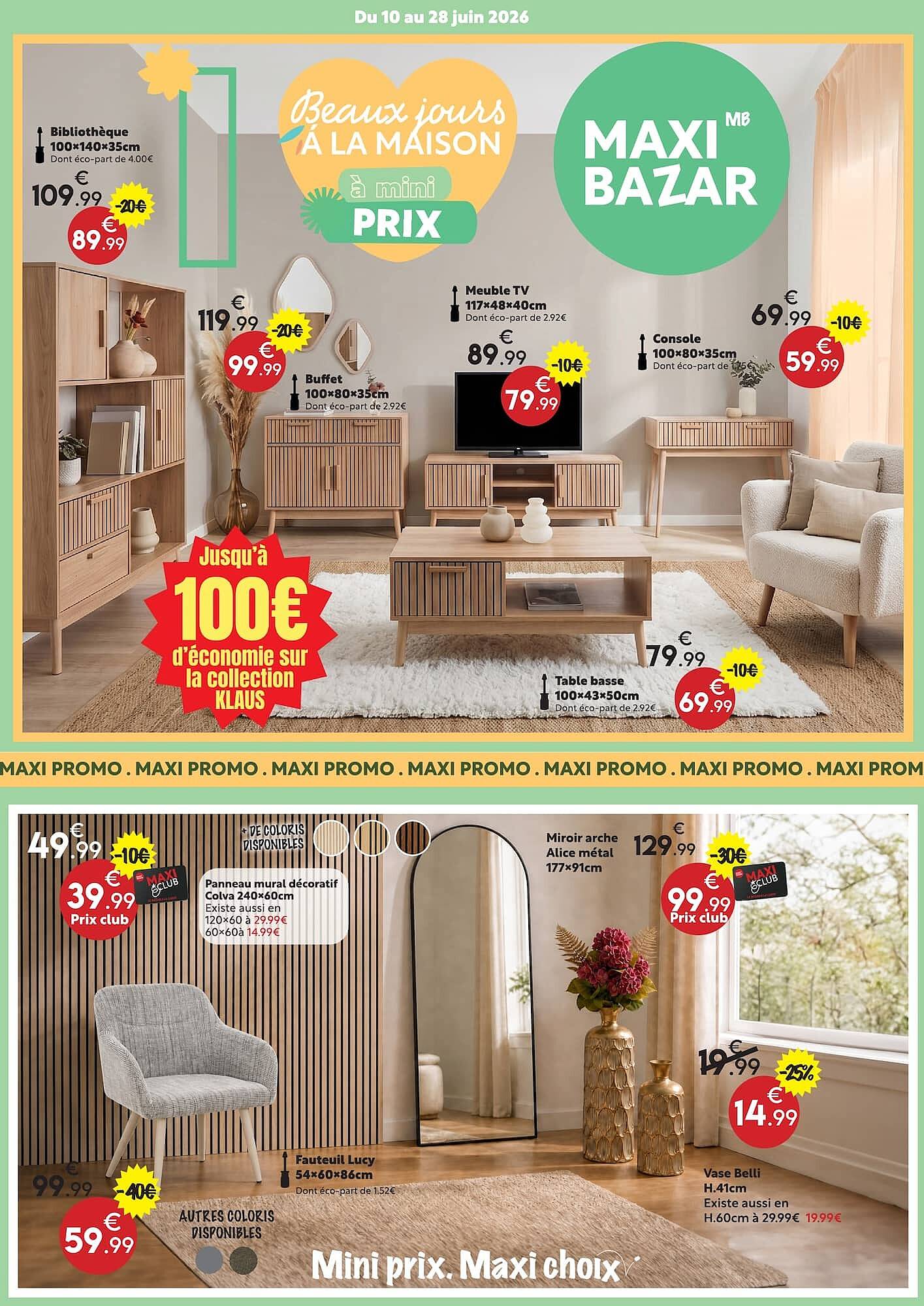 Maxi Bazar Catalogue - Pagina 1