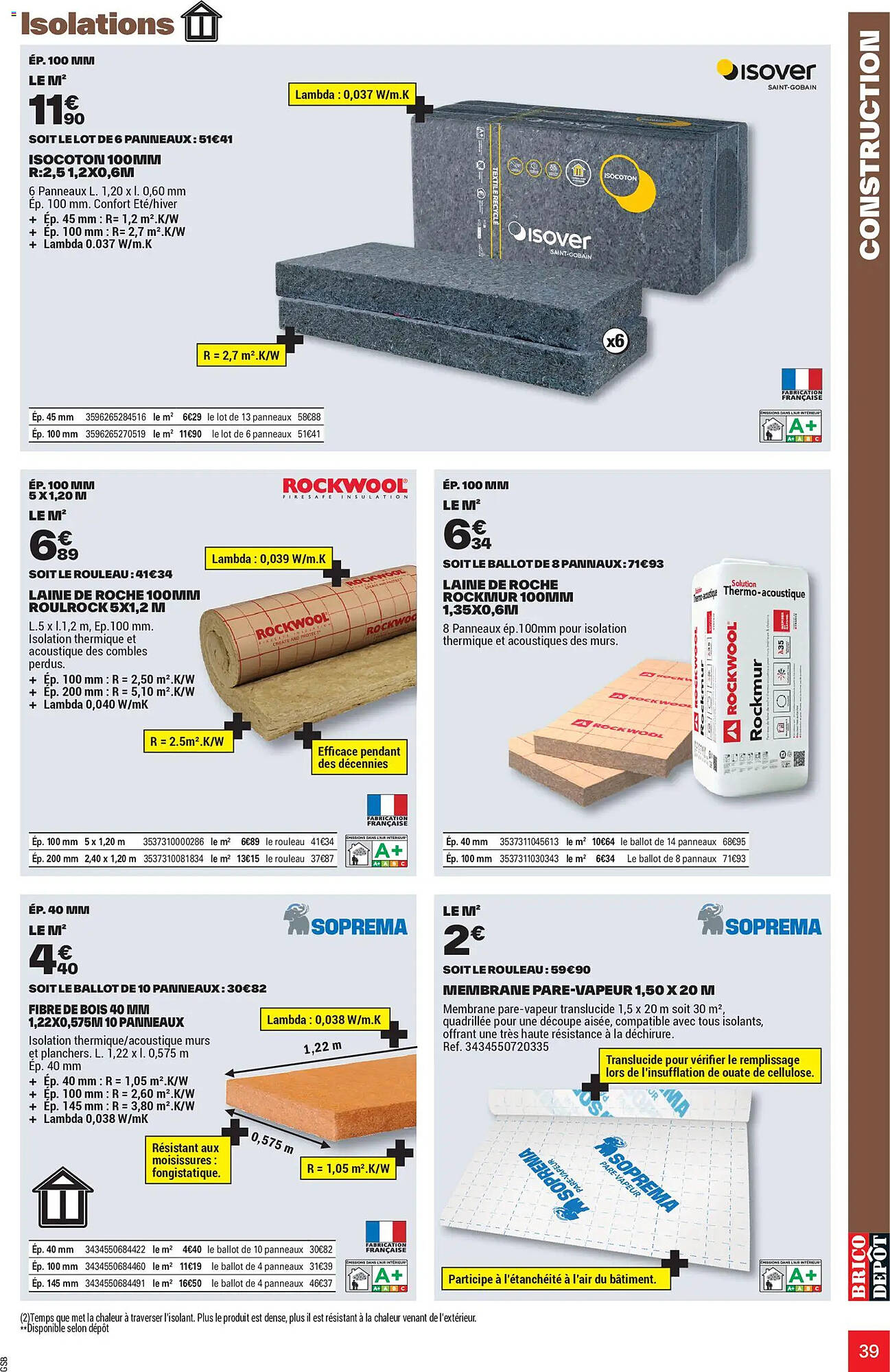 Brico Dépôt Catalogue - Pagina 39
