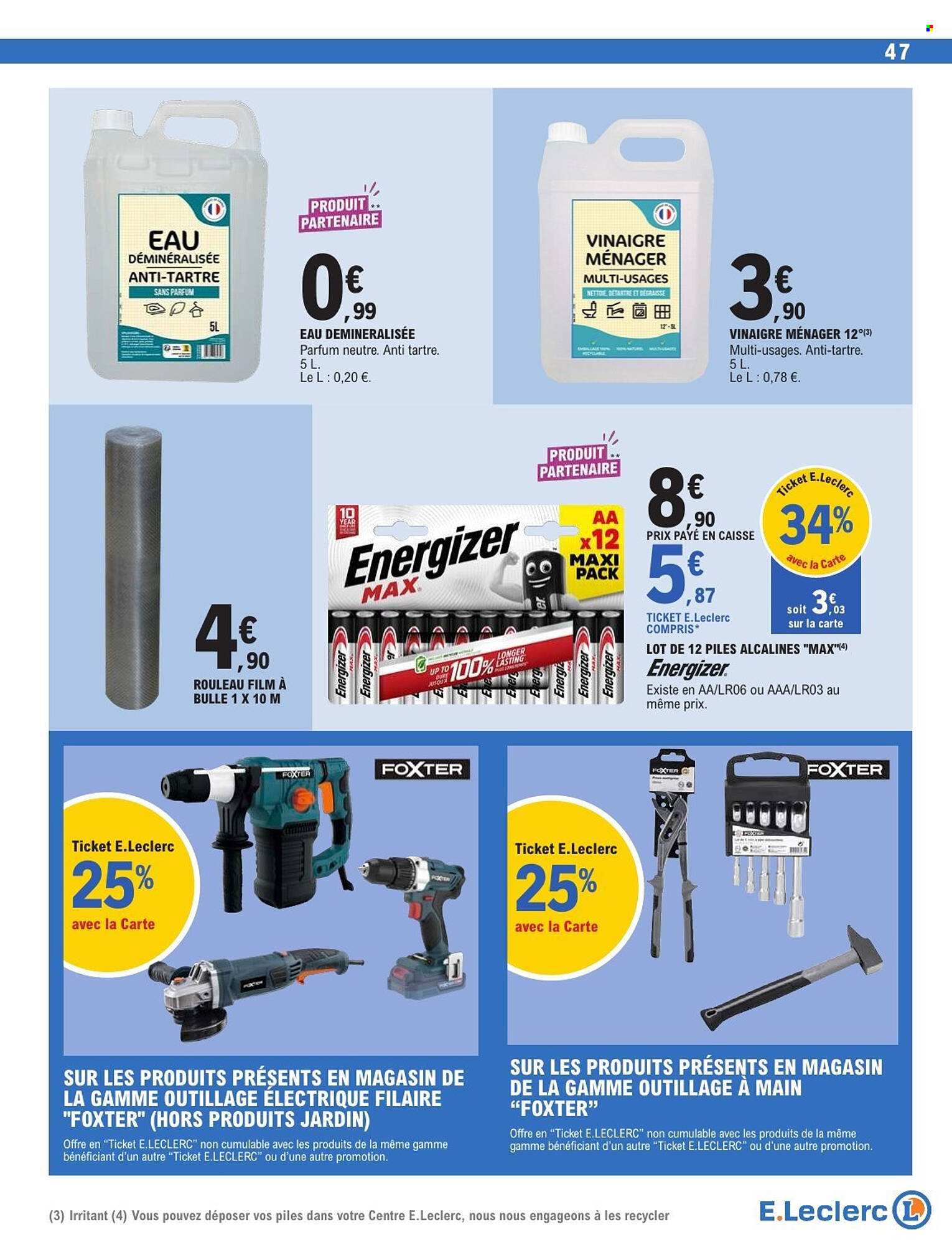 E.Leclerc Catalogue - Pagina 47
