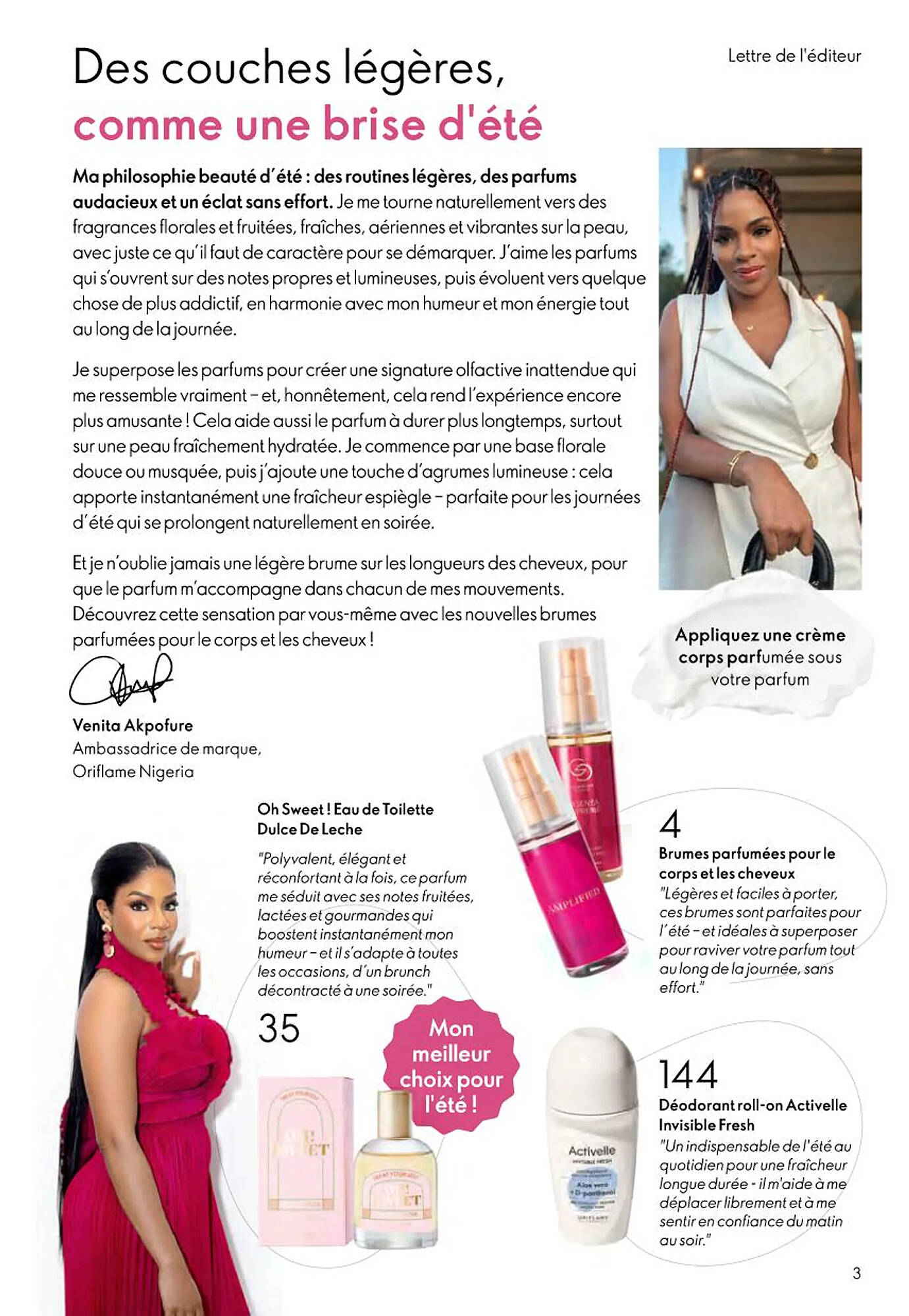 Oriflame Catalogue - Pagina 3