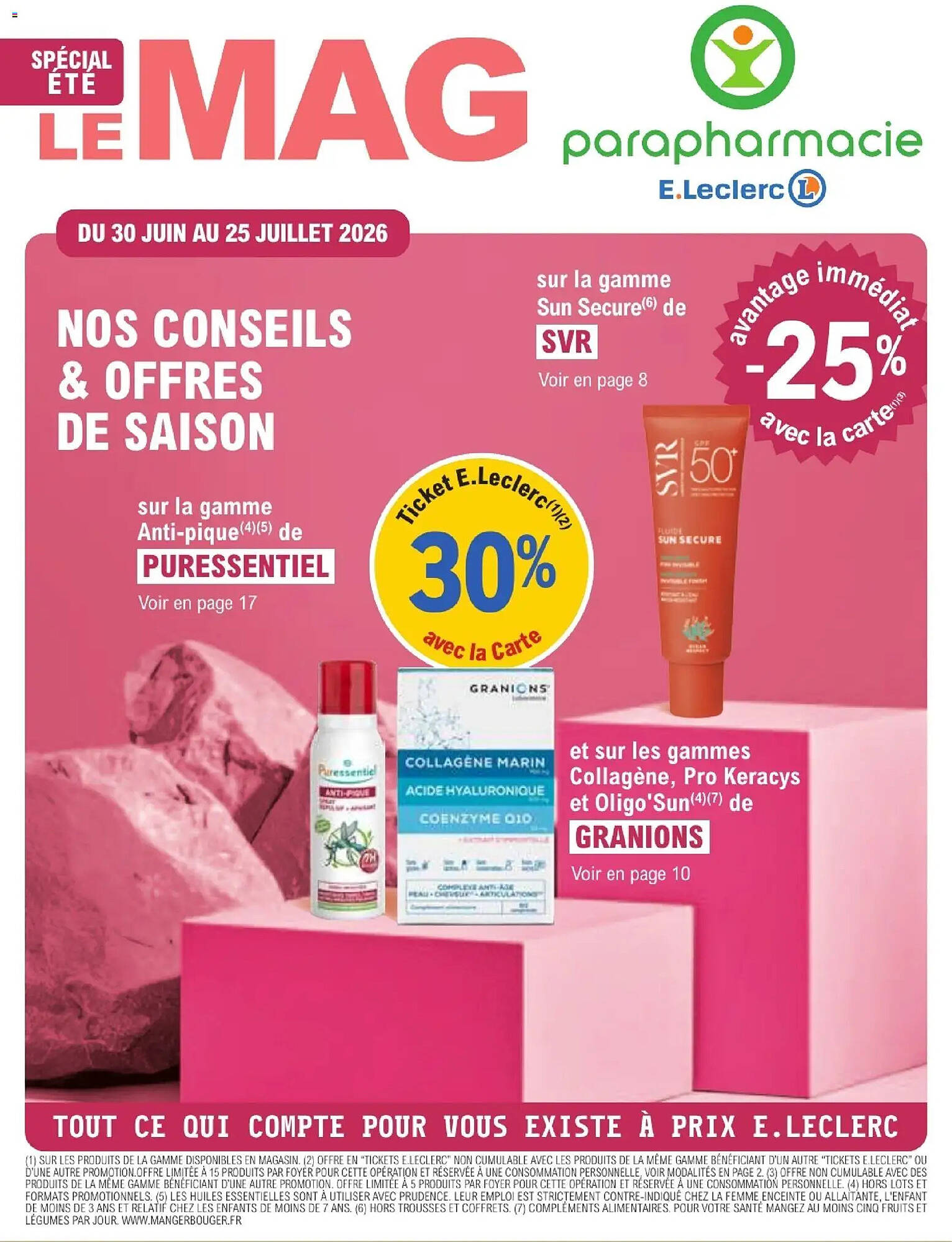 E.Leclerc Parapharmacie Catalogue - Pagina 1