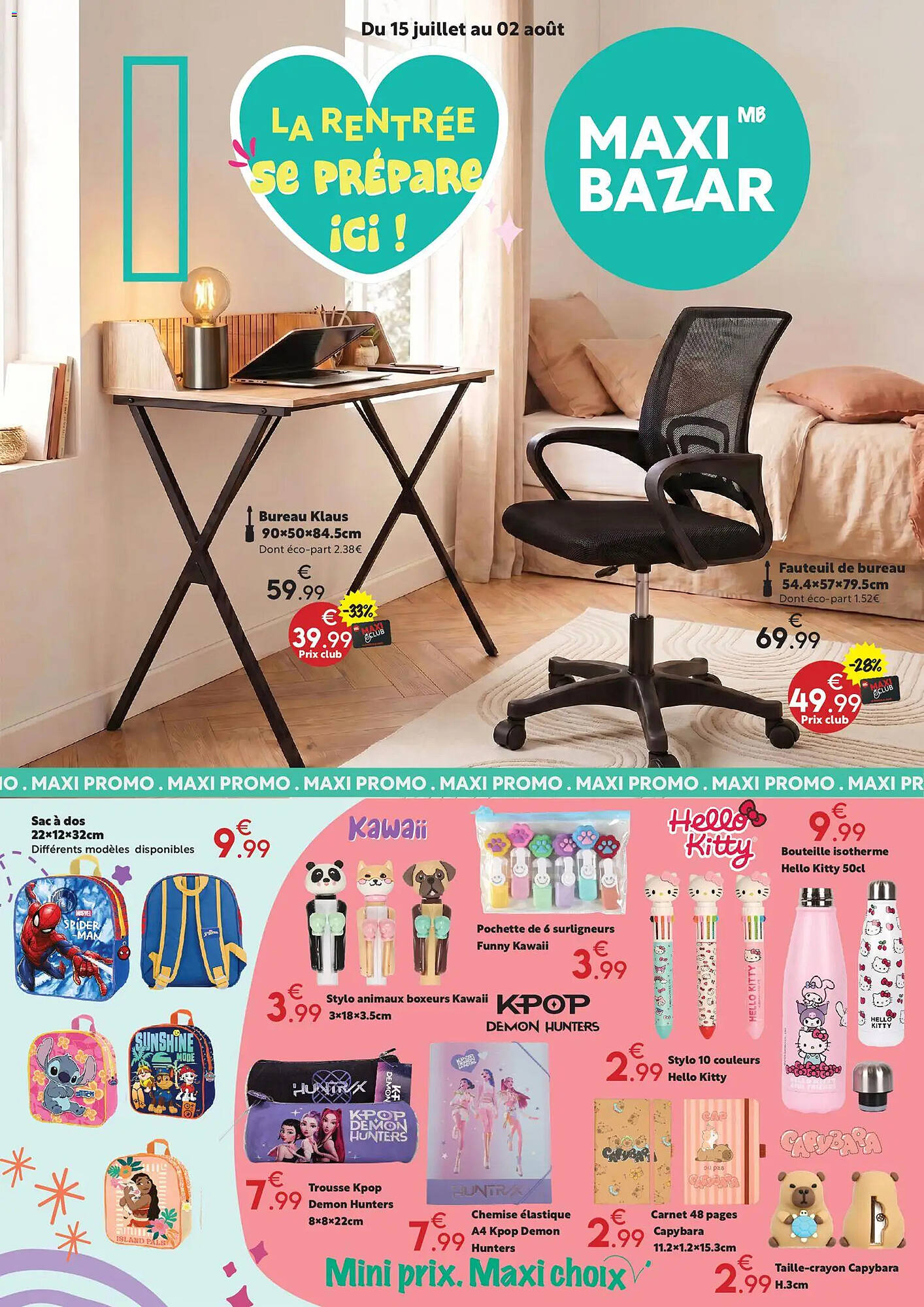 Maxi Bazar Catalogue - Pagina 1