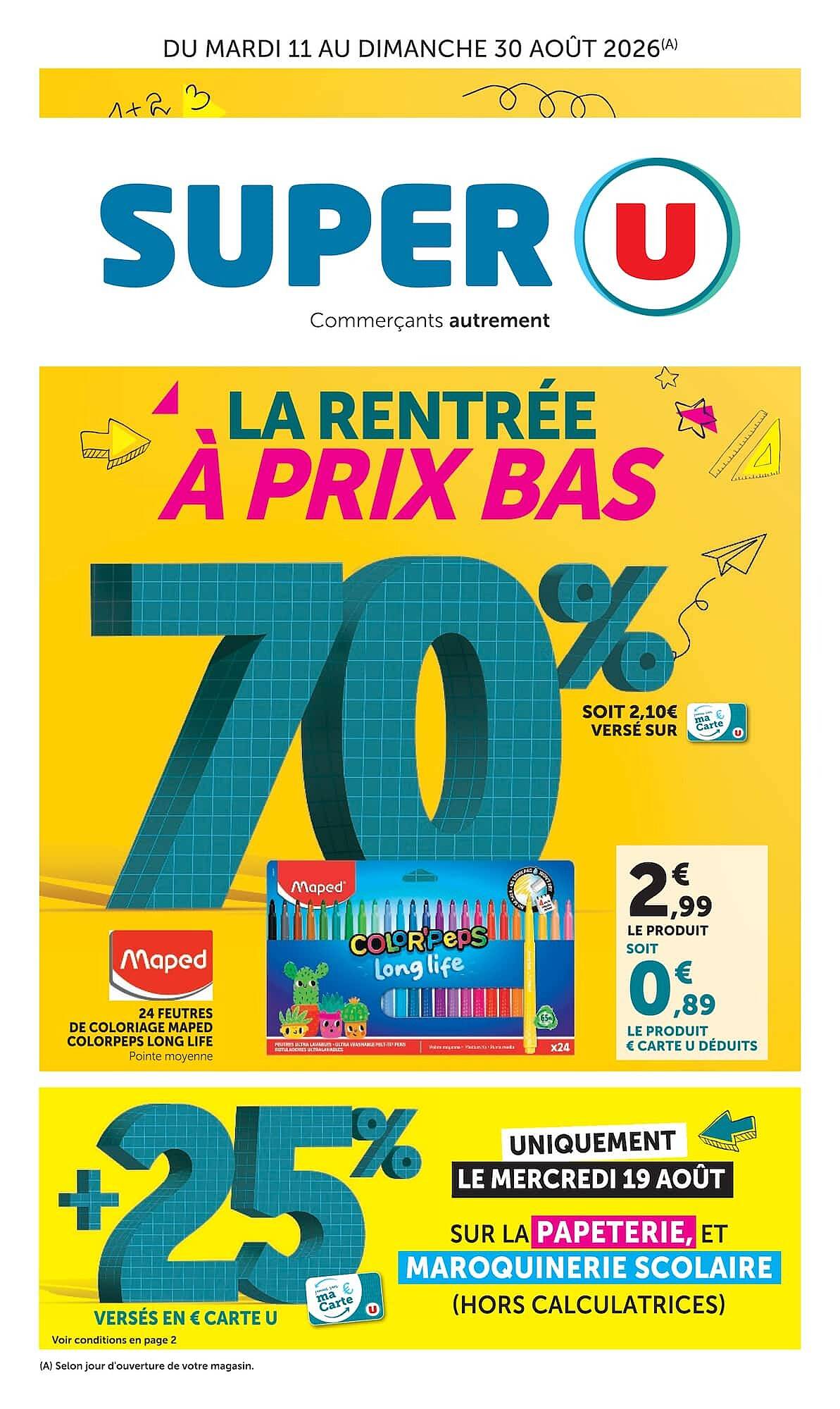 Super U Catalogue - Pagina 1