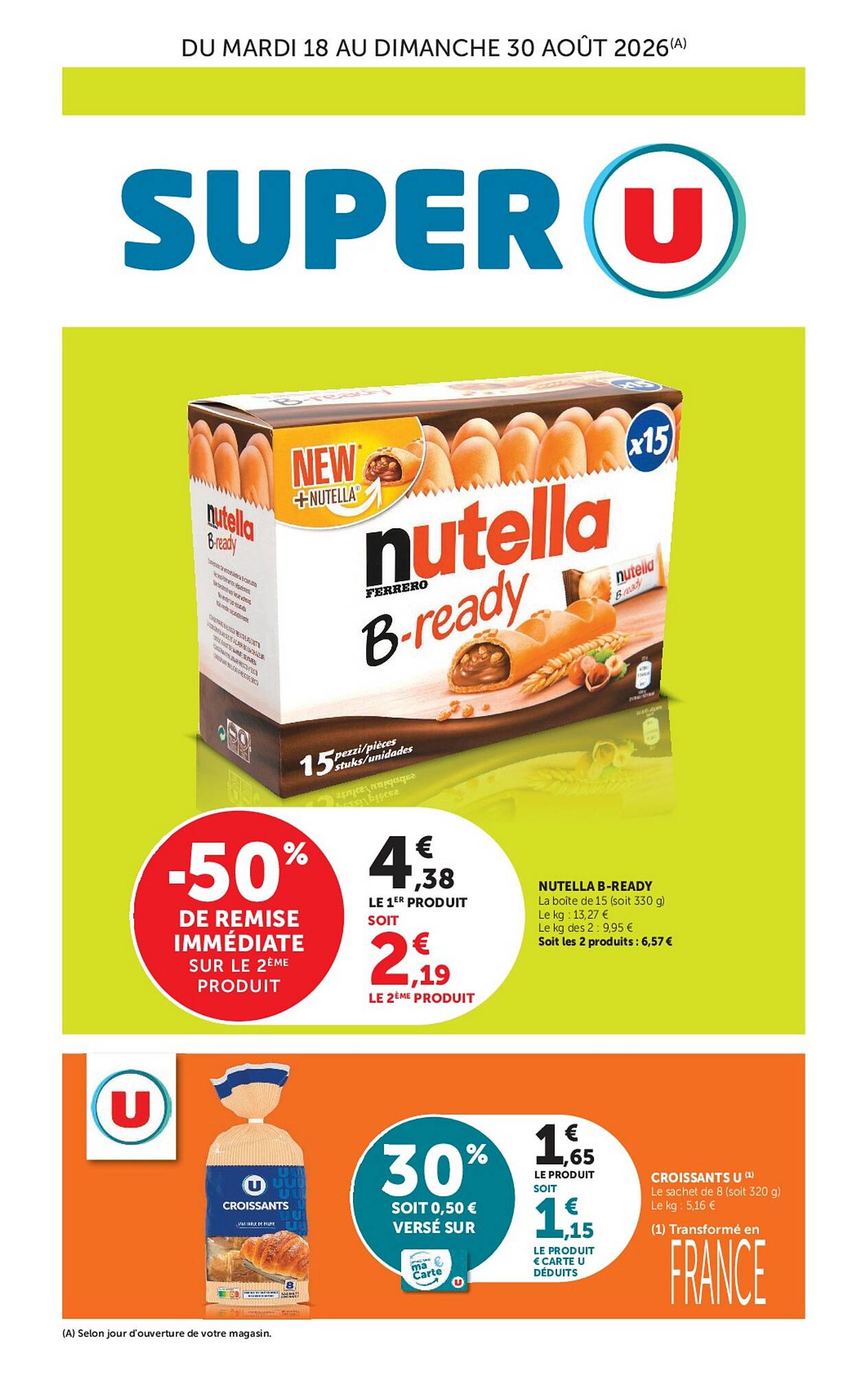 Super U Catalogue - Pagina 1