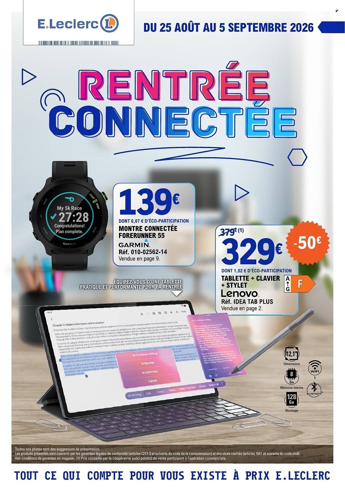 E.Leclerc Catalogue - Pagina 1