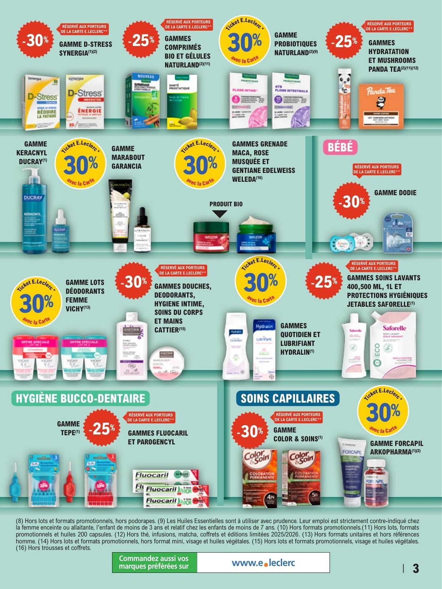 E.Leclerc Parapharmacie Catalogue - Pagina 3