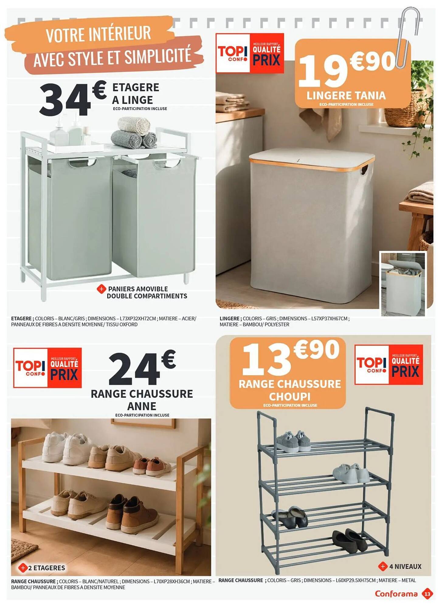 Conforama Catalogue - Pagina 13