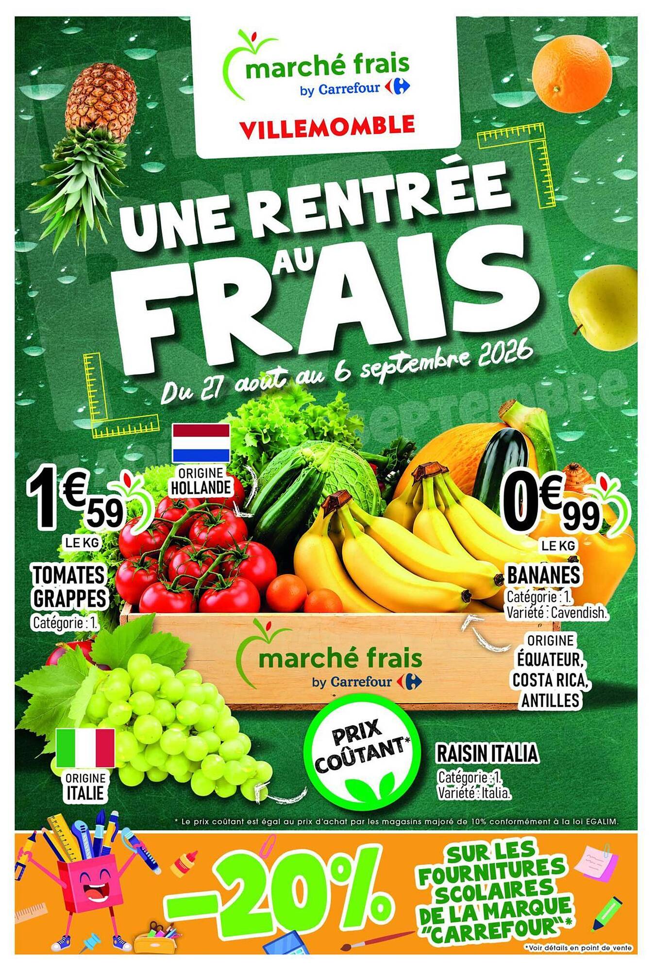 marché frais Géant Catalogue - Pagina 1