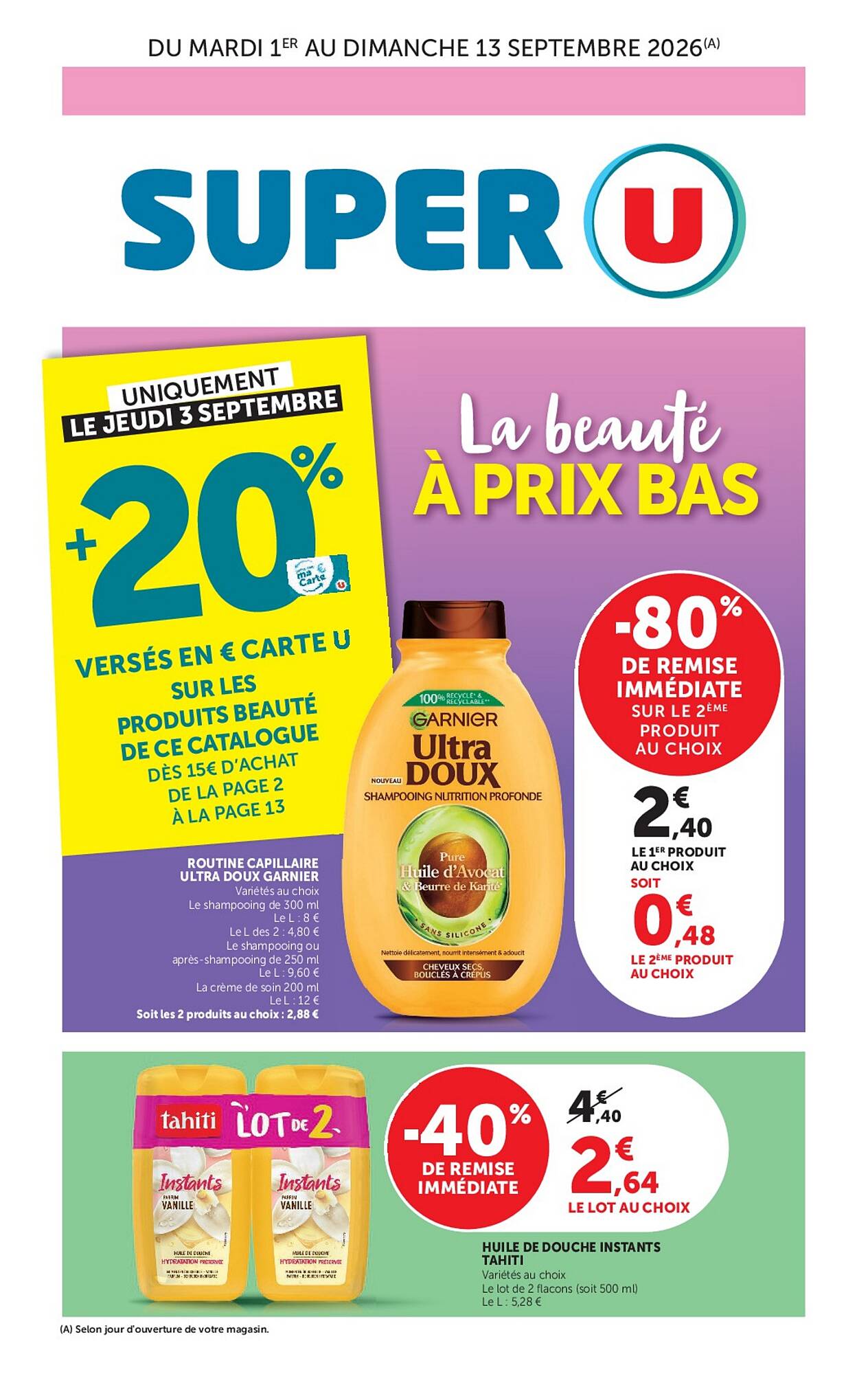 Super U Catalogue - Pagina 1