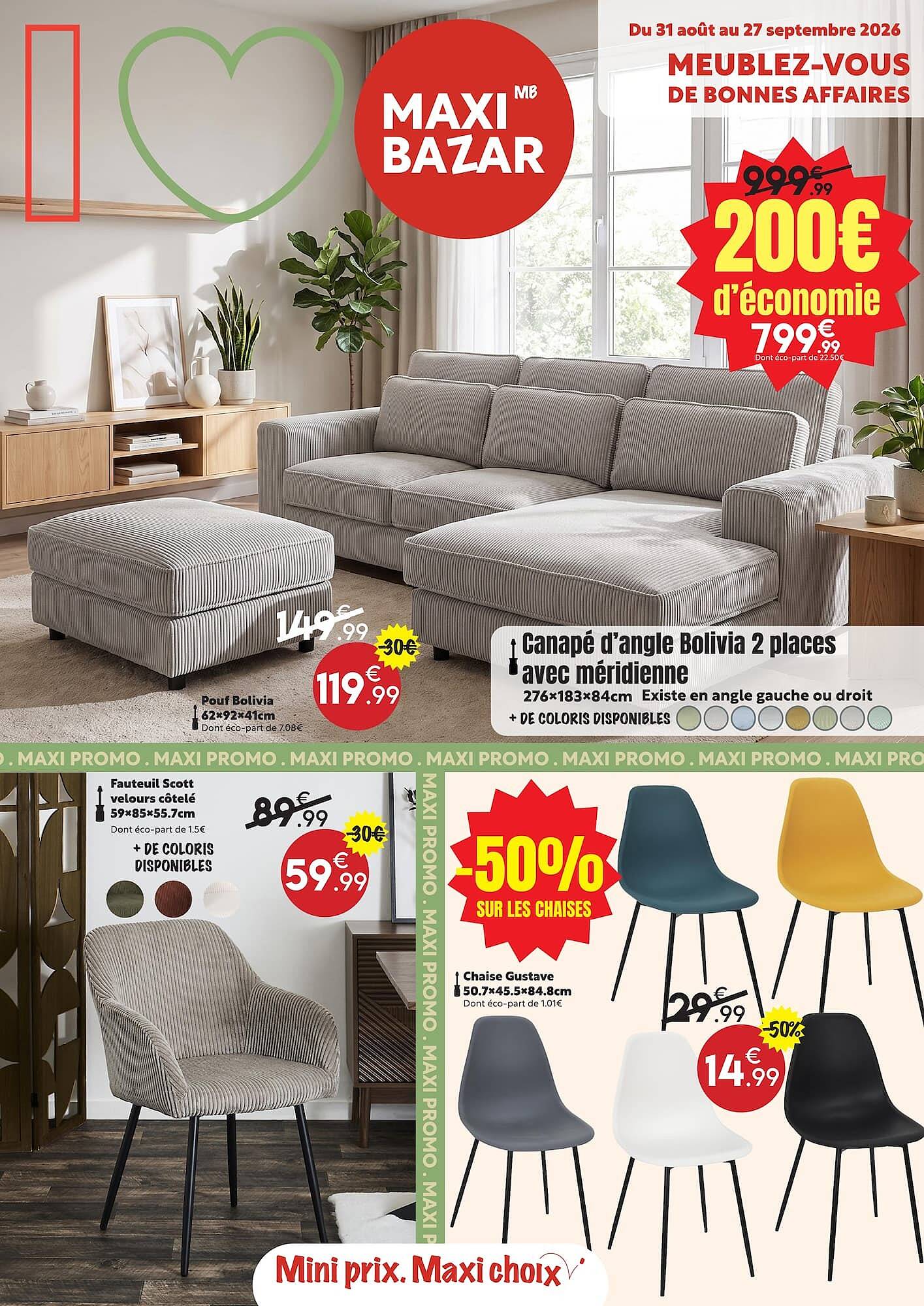 Maxi Bazar Catalogue - Pagina 1