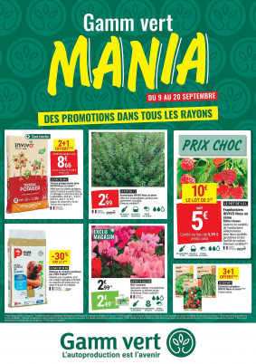 Gamm vert catalogue