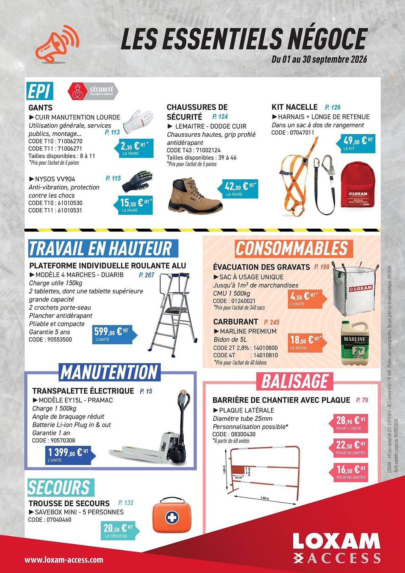 Loxam Catalogue - Pagina 1
