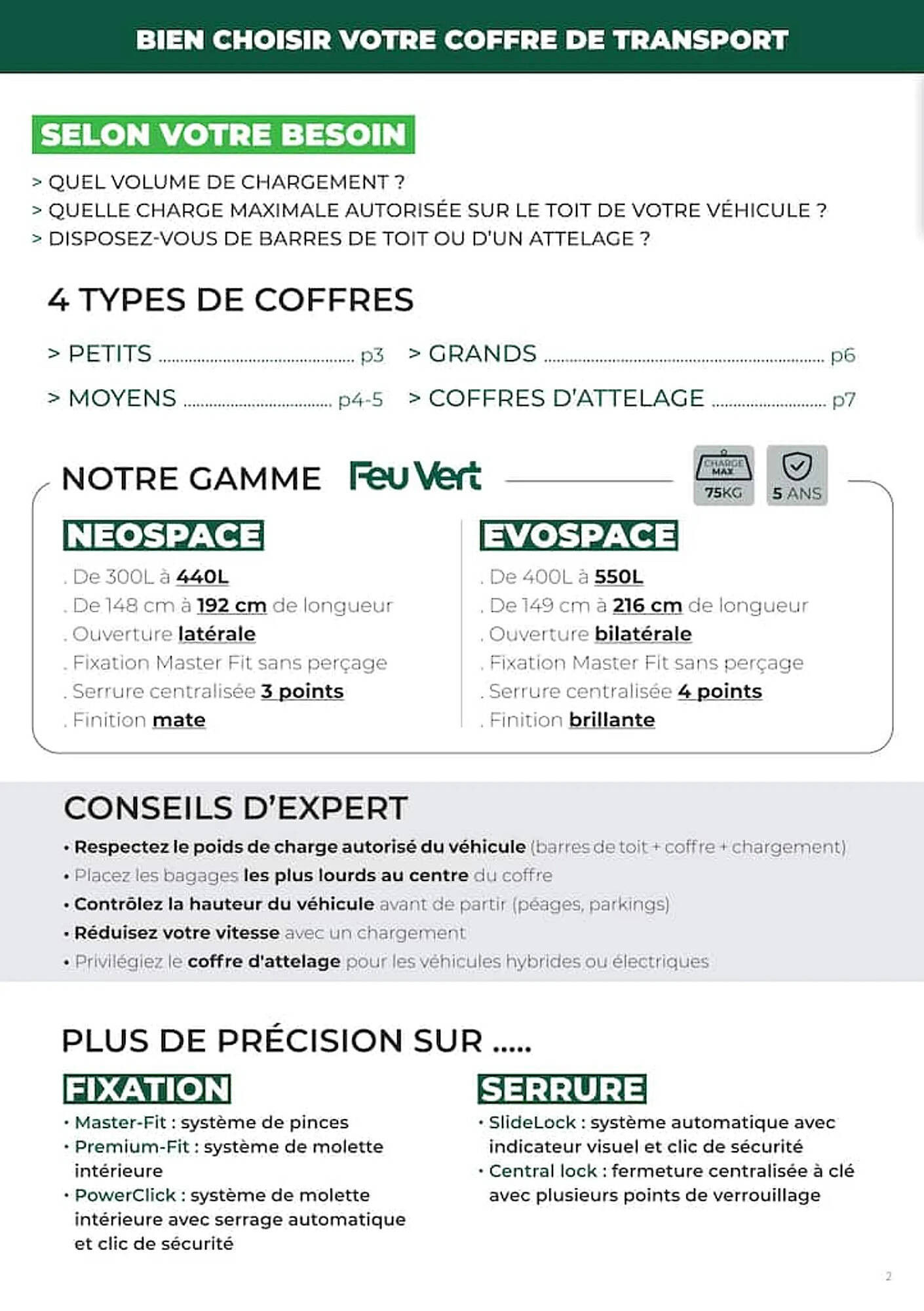 Feu Vert Catalogue - Pagina 2