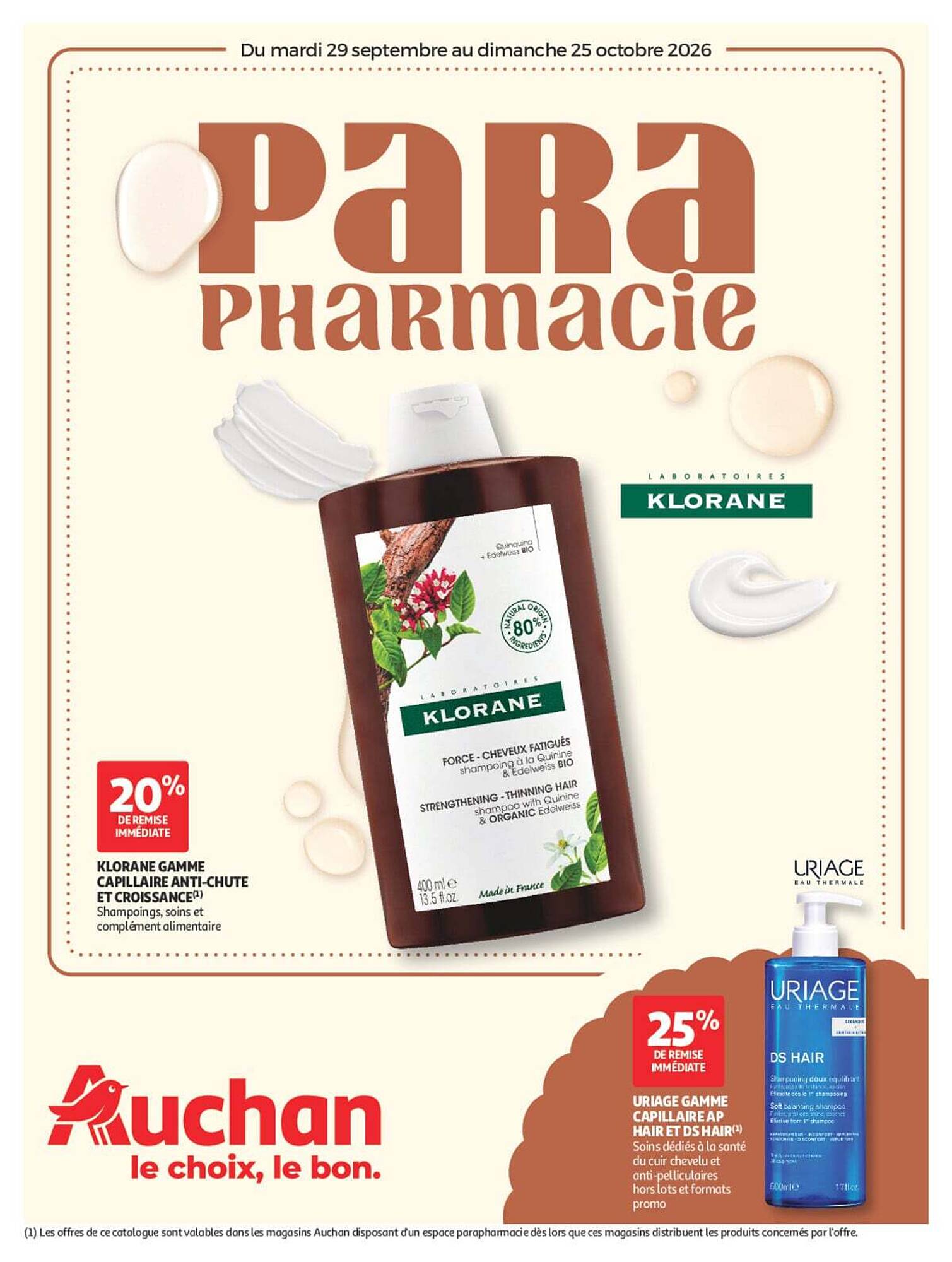 Auchan Parapharmacie Catalogue - Pagina 1