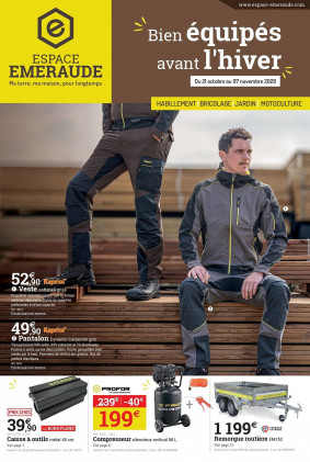 Espace emeraude catalogue