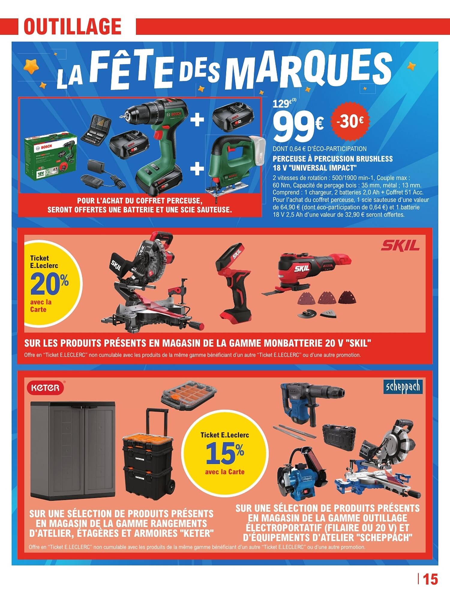 E.Leclerc Brico Catalogue - Pagina 15