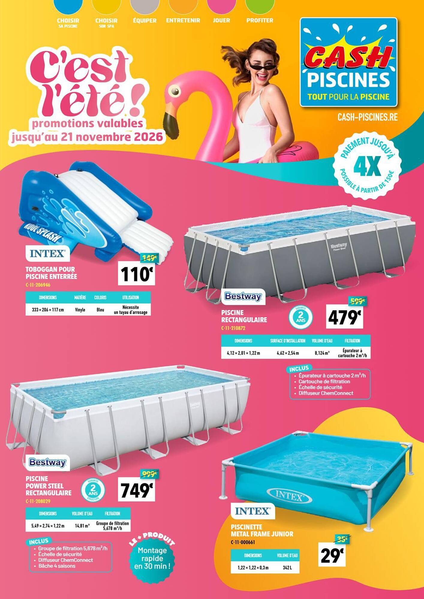 Cash Piscines Catalogue - Pagina 1
