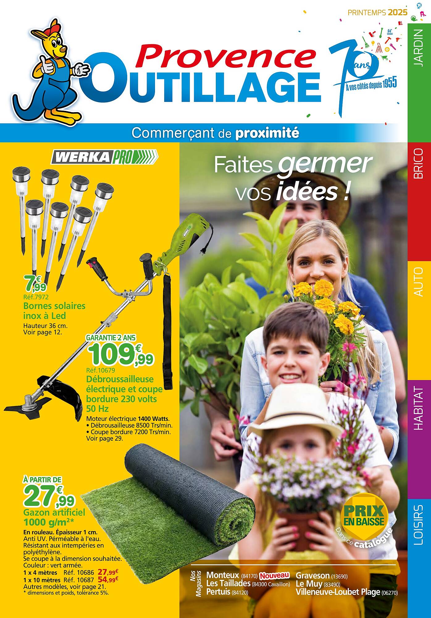 Provence Outillage Catalogue