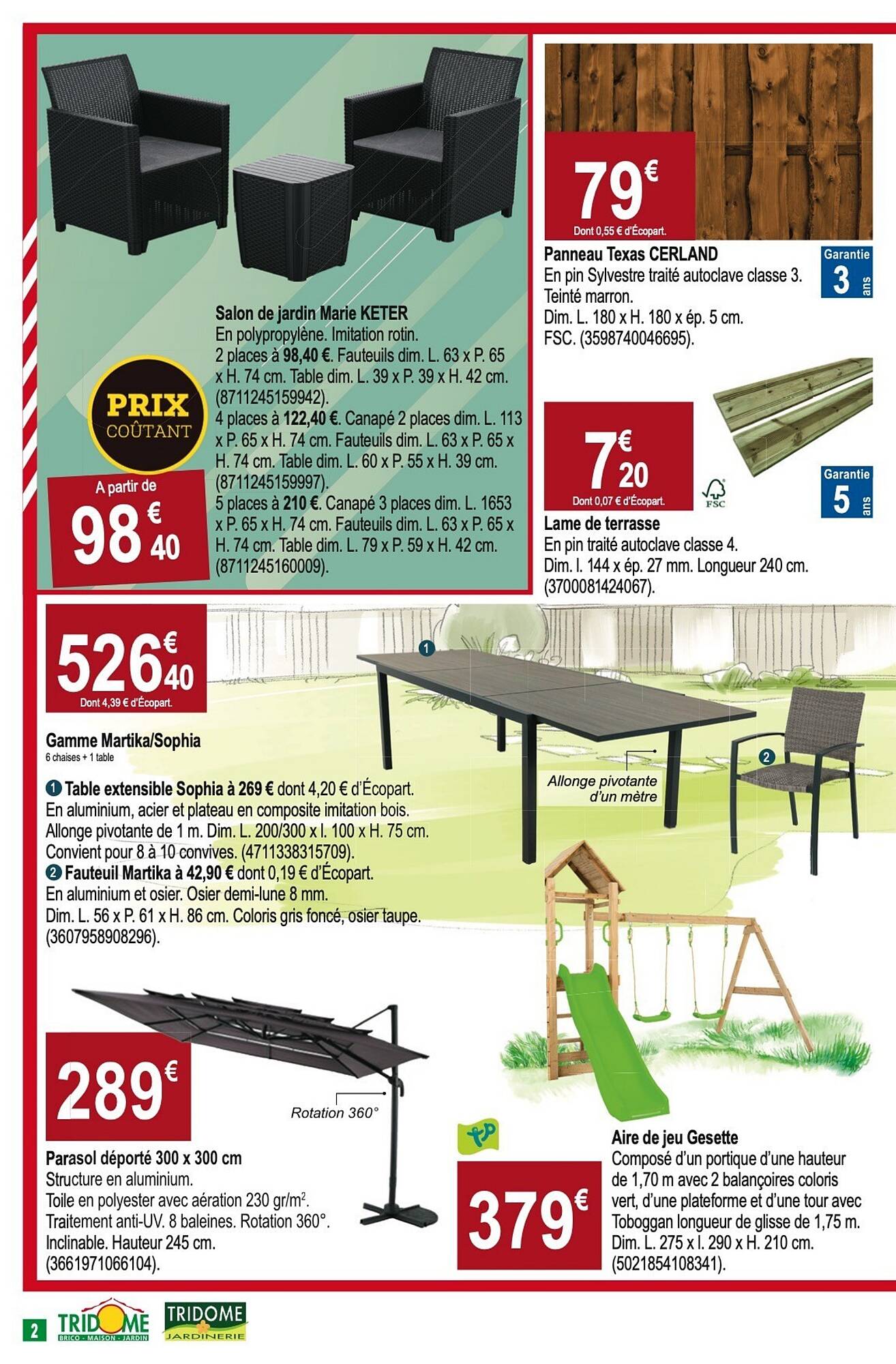 Tridôme Catalogue