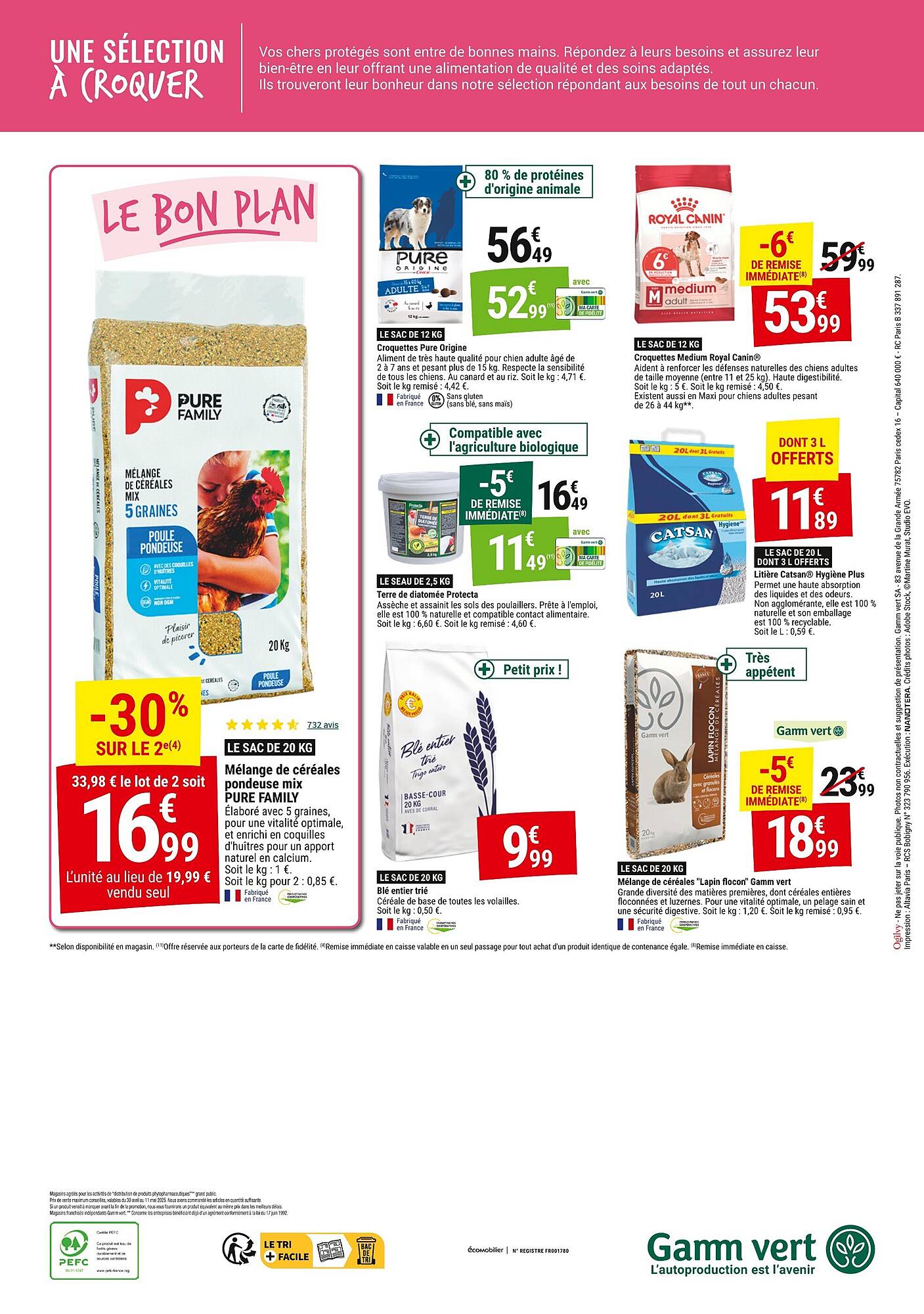 Gamm vert Catalogue