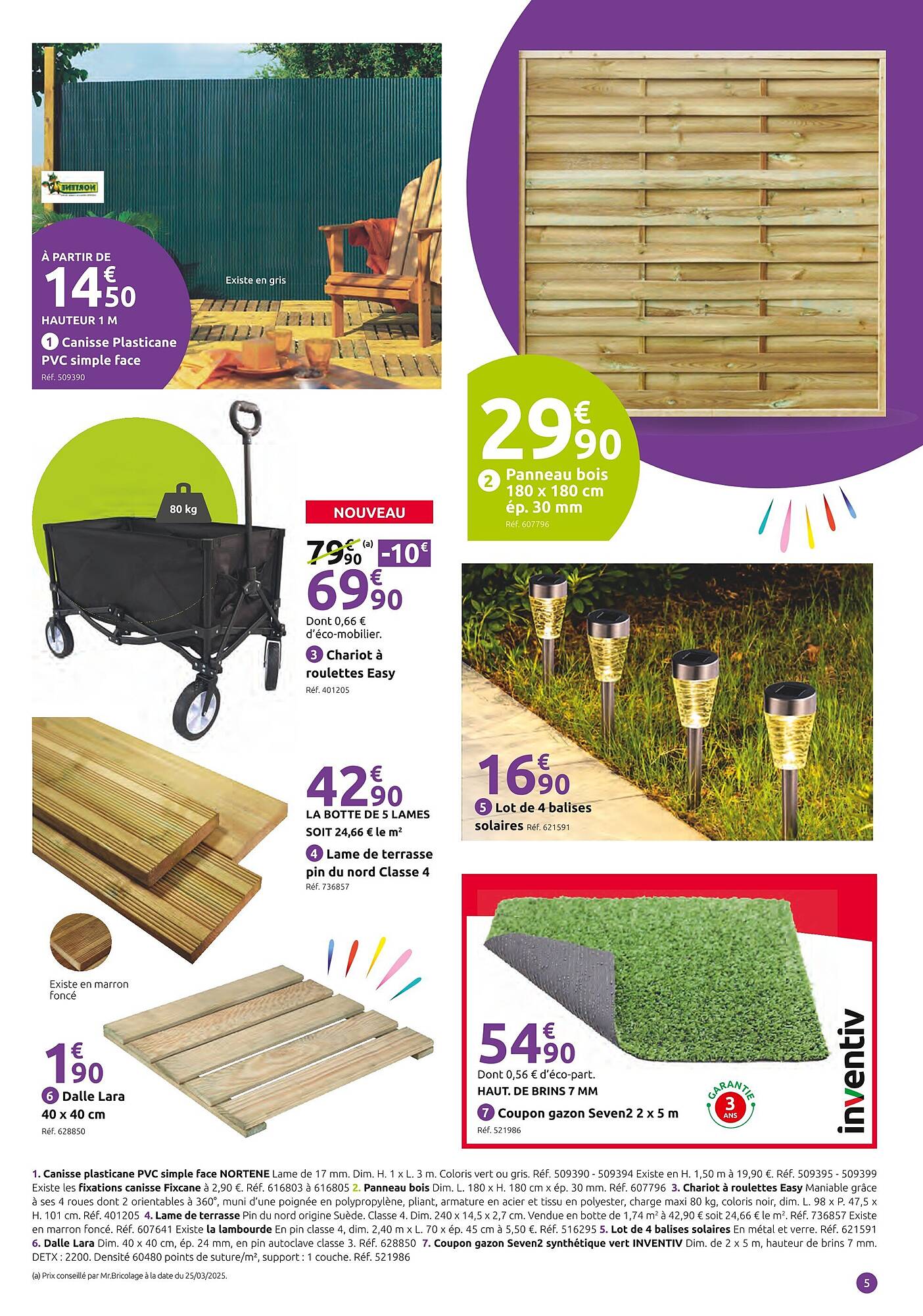 Mr Bricolage Catalogue