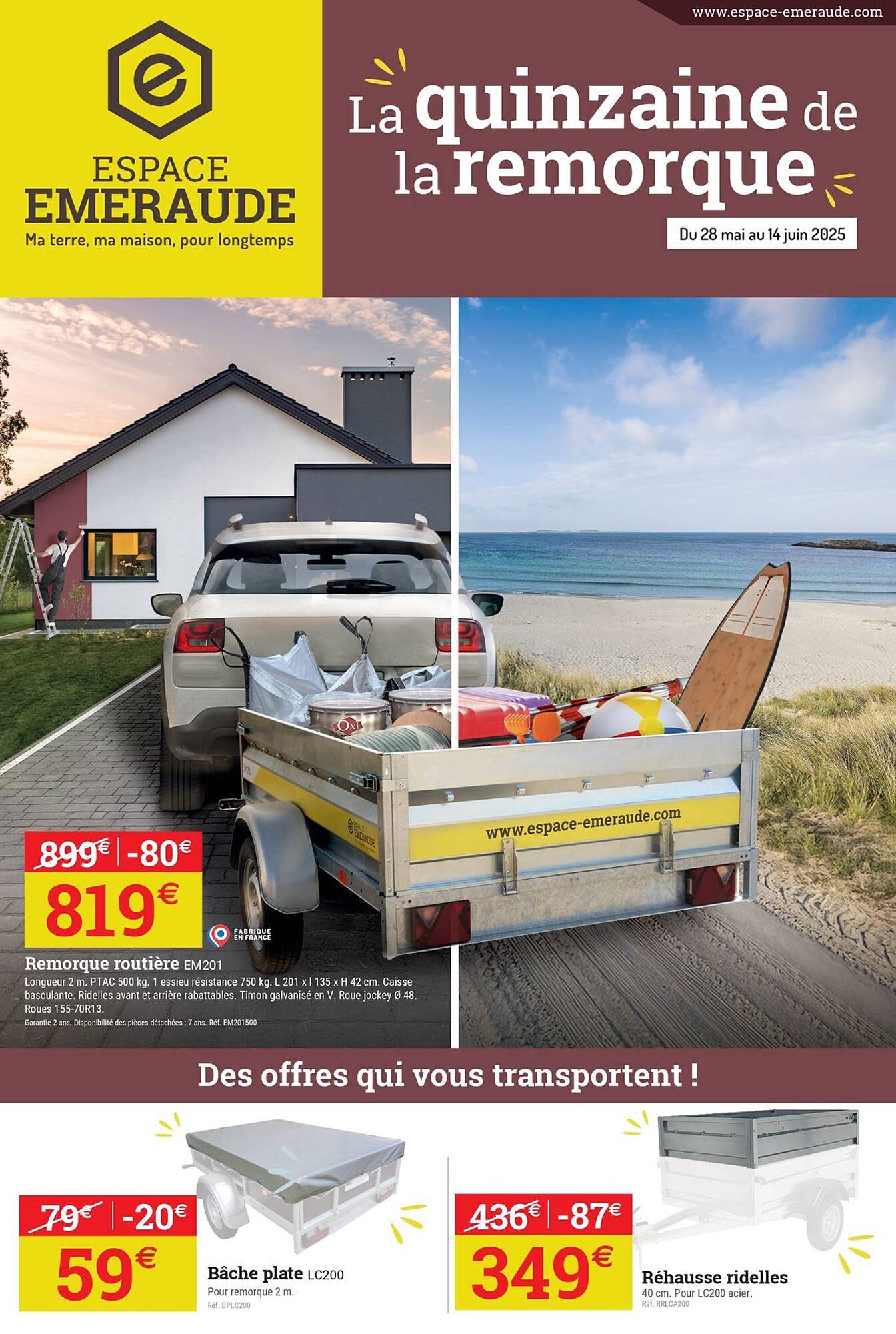 Espace emeraude Catalogue