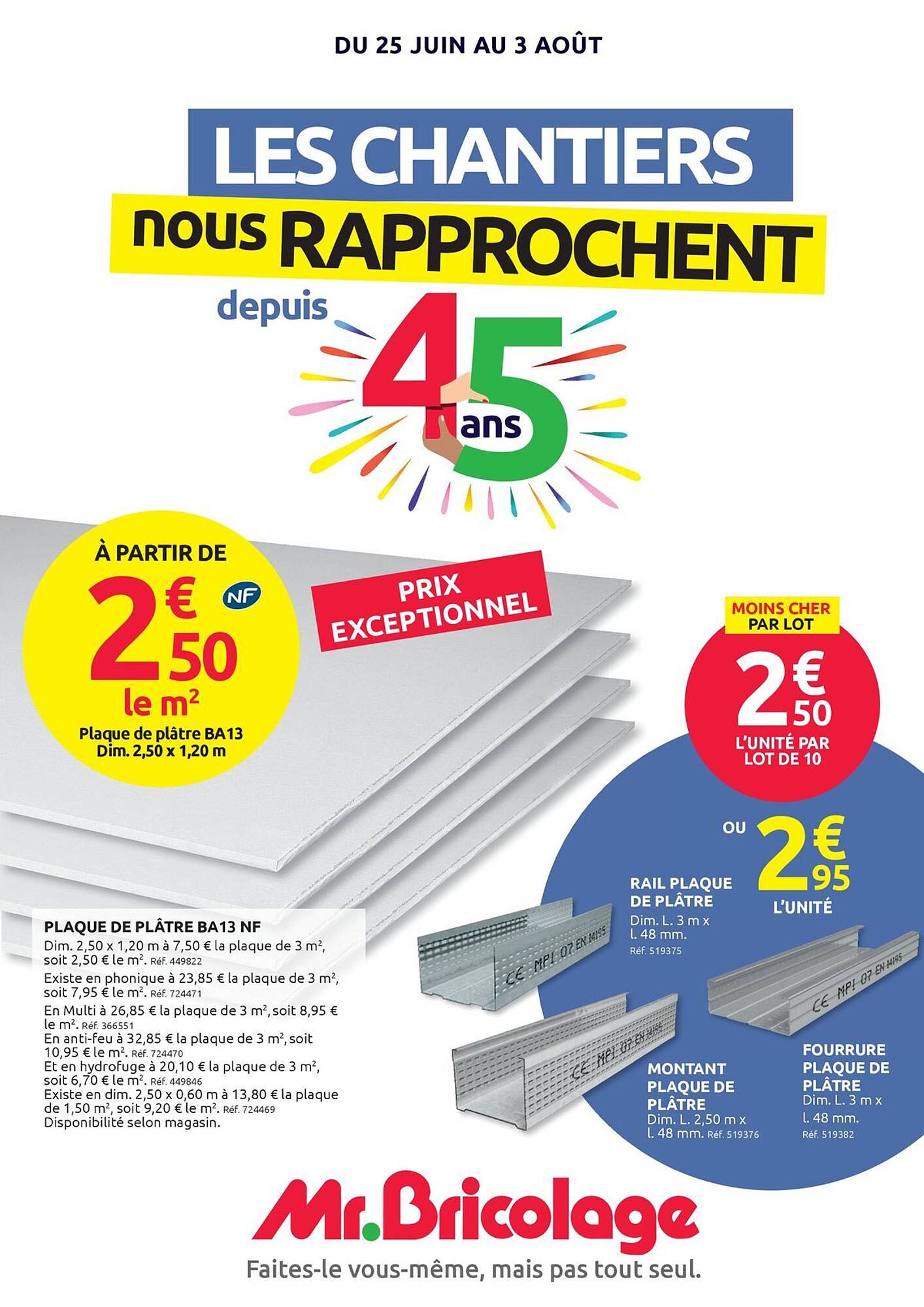 Mr Bricolage Catalogue