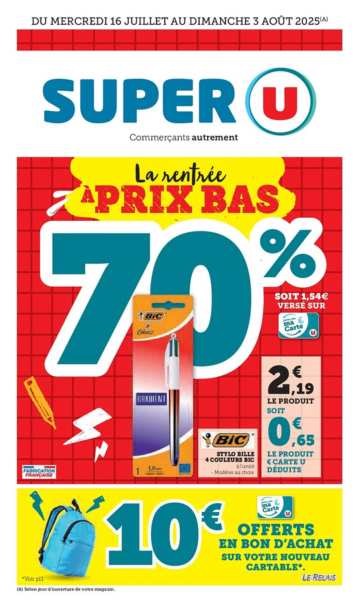 Super U Catalogue - Pagina 1