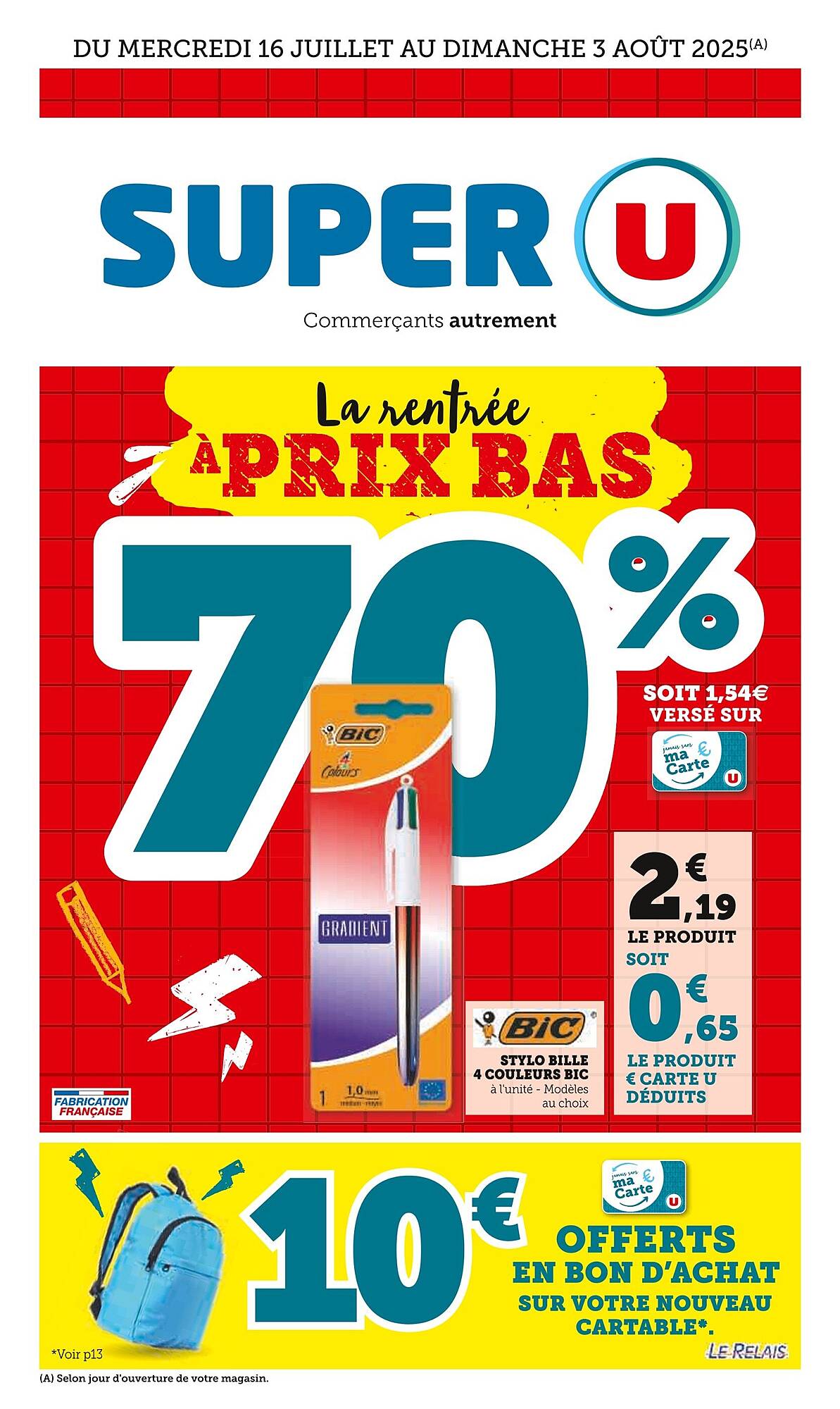 Super U Catalogue - Pagina 1