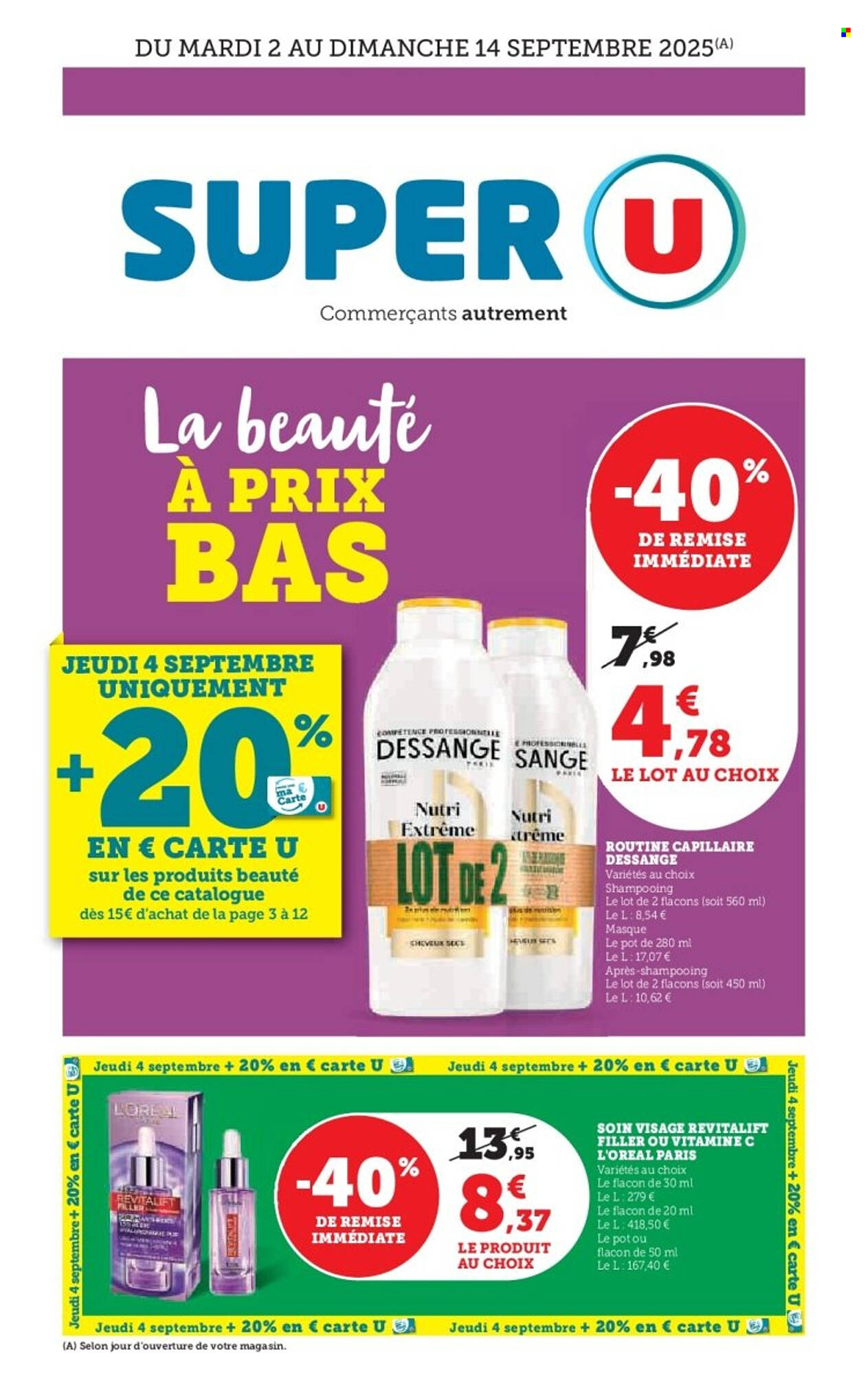 Super U Catalogue - Pagina 1