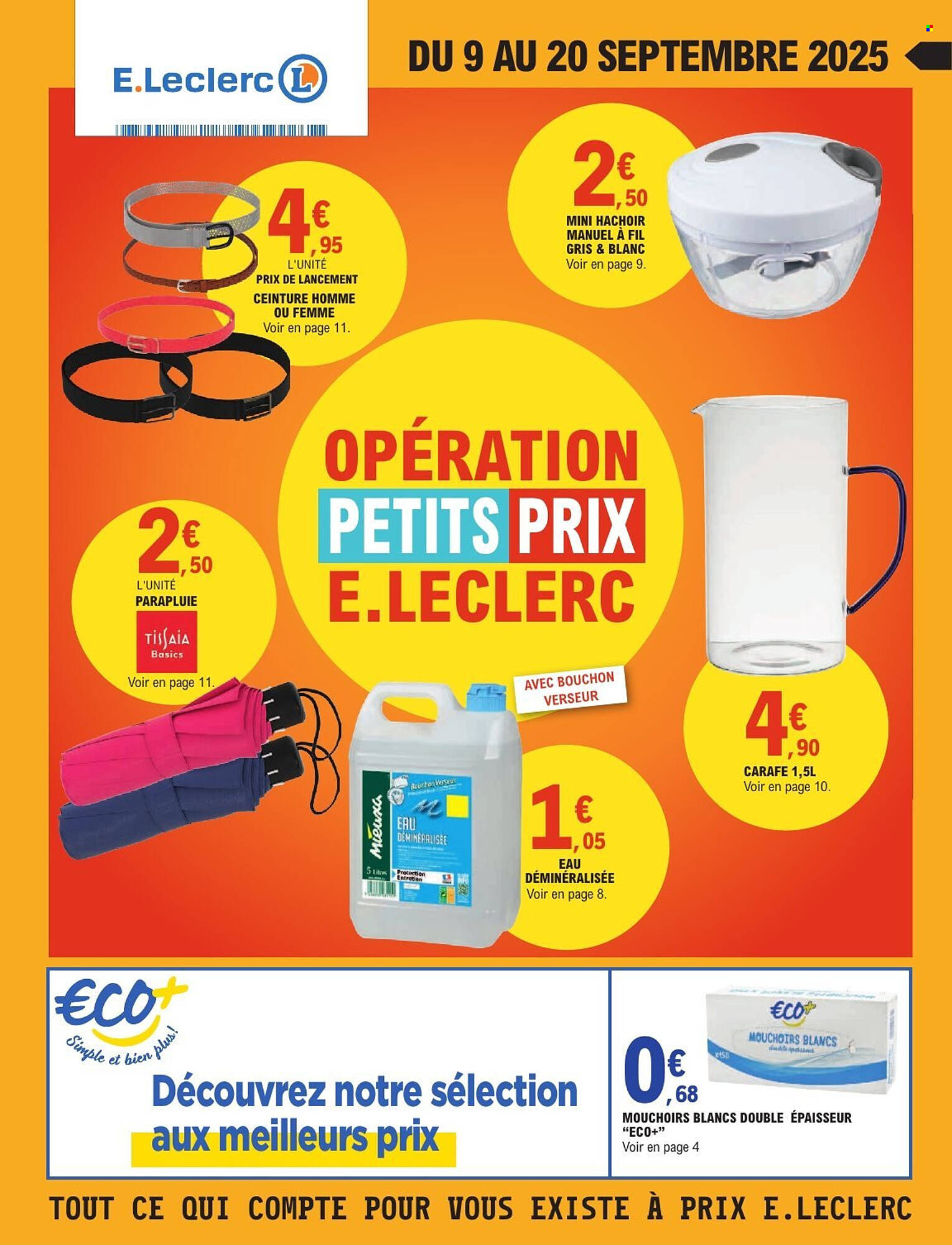 E.Leclerc Catalogue - Pagina 1