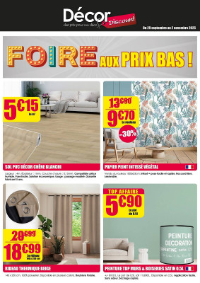 Décor Discount Catalogue