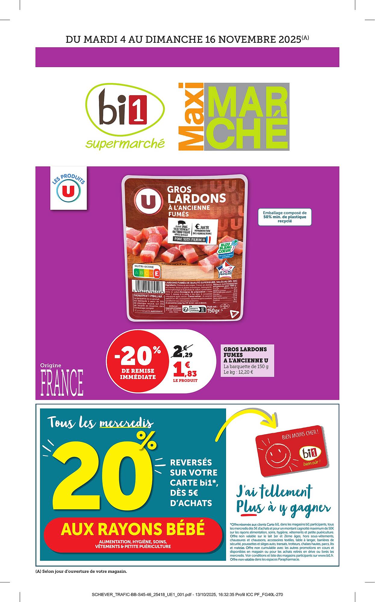 Maximarché Catalogue - Pagina 1