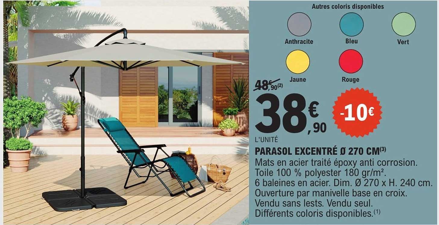 PARASOL EXCENTRÉ Ø 270 CM(3)