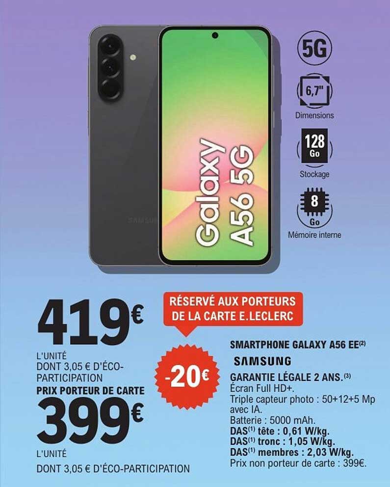 SMARTPHONE GALAXY A56 EE