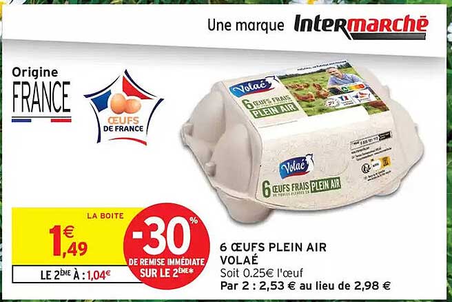 6 Œufs Plein Air Volae