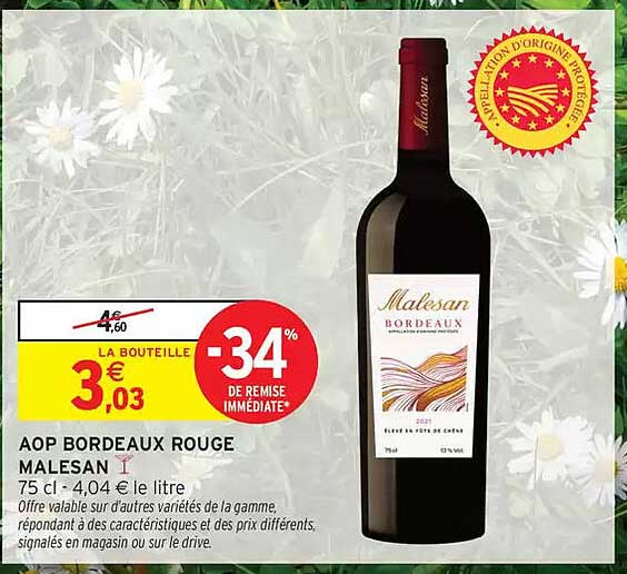 AOP BORDEAUX ROUGE MALESAN