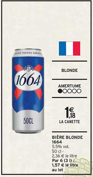 BIÈRE BLONDE 1664