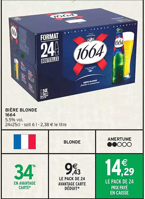 BIÈRE BLONDE 1664