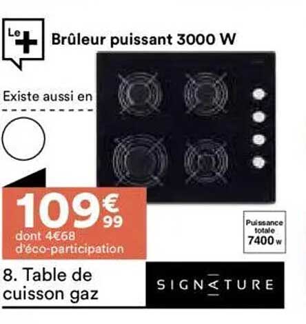 Brûleur puissant 3000 W