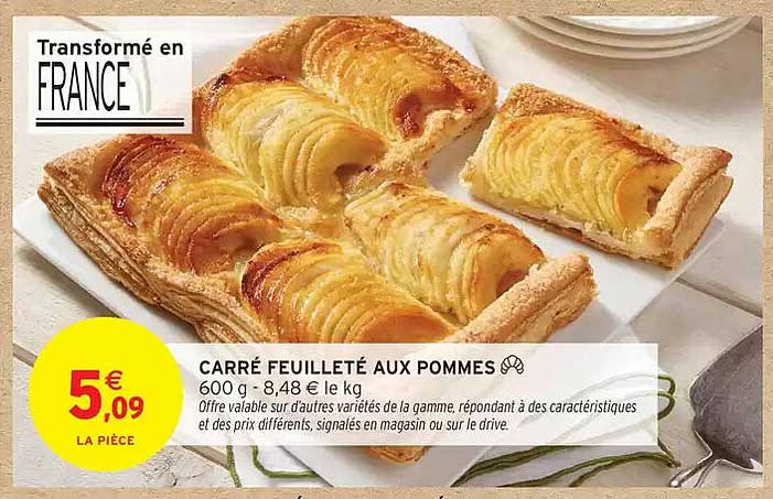 CARRÉ FEULTTÉ AUX POMMES