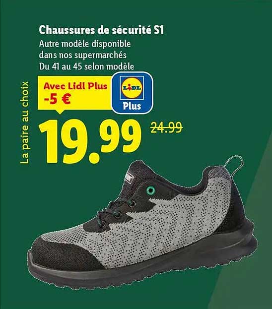 Chaussures de sécurité S1
