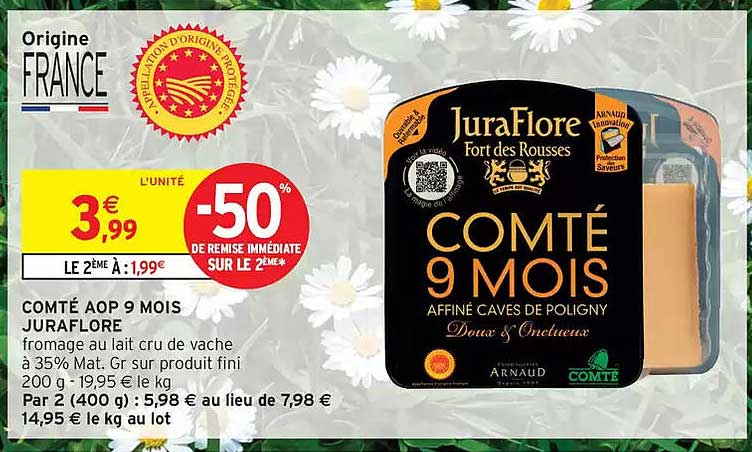 COMTÉ AOP 9 MOIS JURAFLORE
