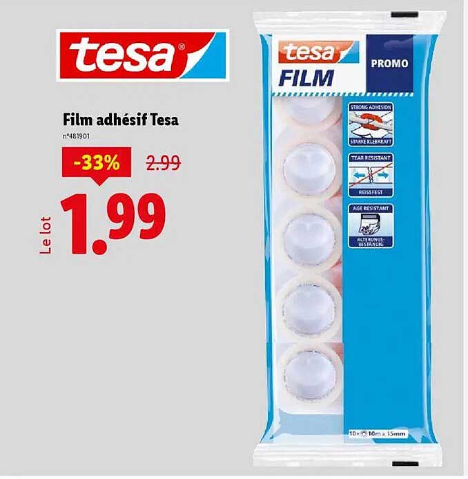 Film adhésif Tesa