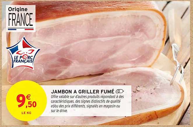JAMBON A GRILLER FUMÉ