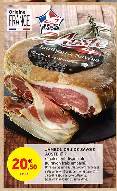 JAMBON CRU DE SAVOIE AOSTE