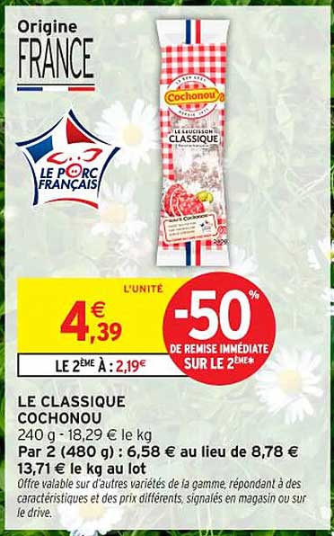 LE CLASSIQUE COCHONOU
