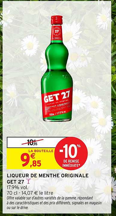 LIQUEUR DE MENTHE ORIGINALE GET 27
