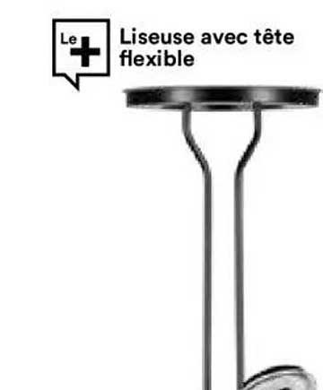Liseuse avec tête flexible