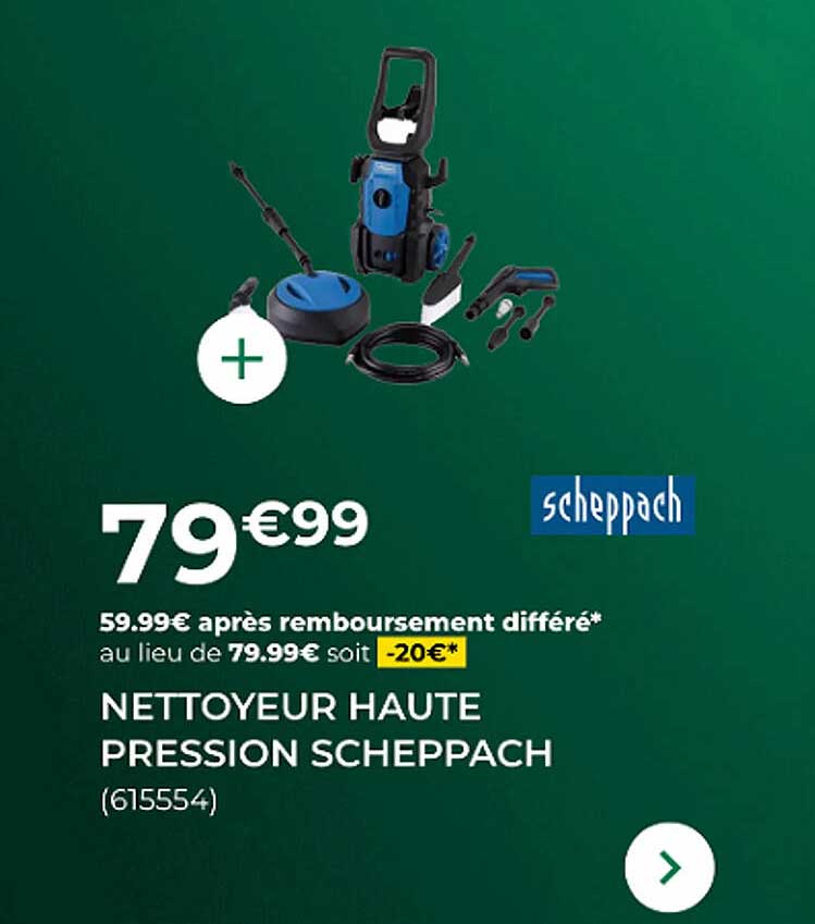 NETTOYEUR HAUTE PRESSION SCHEPPACH